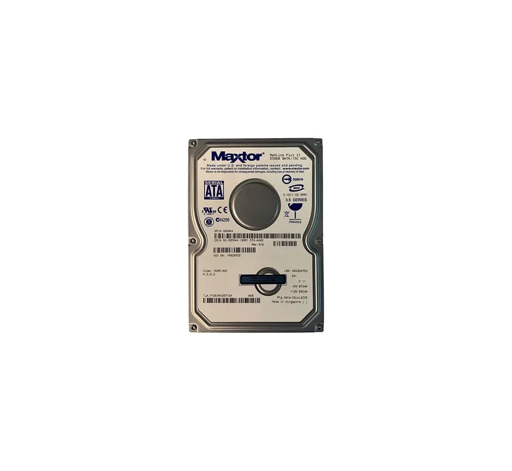 G5644 - Dell 250GB 7200RPM SATA 1.5Gb/s 3.5-in Hard Drive