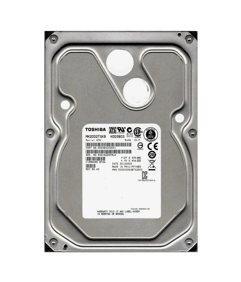 HDD3B03 - Toshiba 2TB 7200RPM SATA 3Gb/s 3.5-in Hard Drive