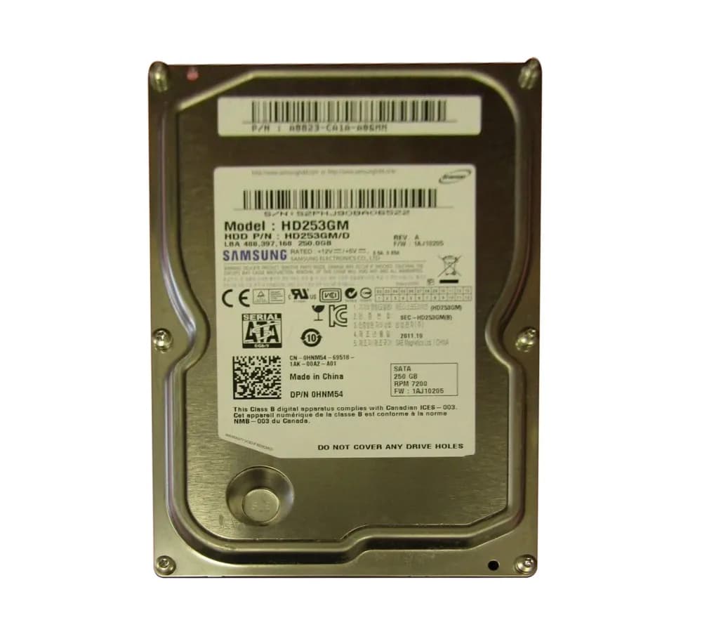HNM54 - Dell 250GB 7200RPM SATA 3Gb/s 3.5-in Hard Drive