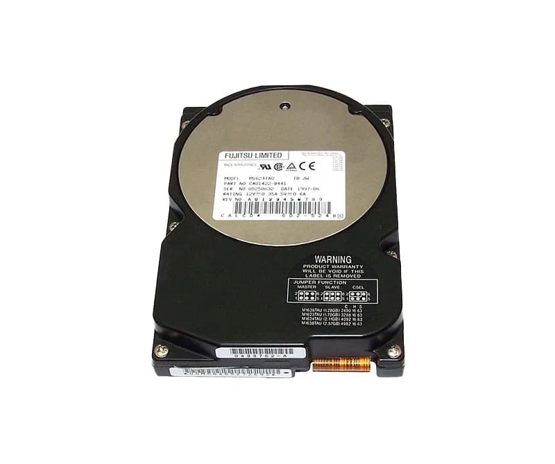 M1624TAU - Fujitsu 2.1GB 5.4K IDE Ultra ATA/33 (ATA-4) 3.5" Hard Drive