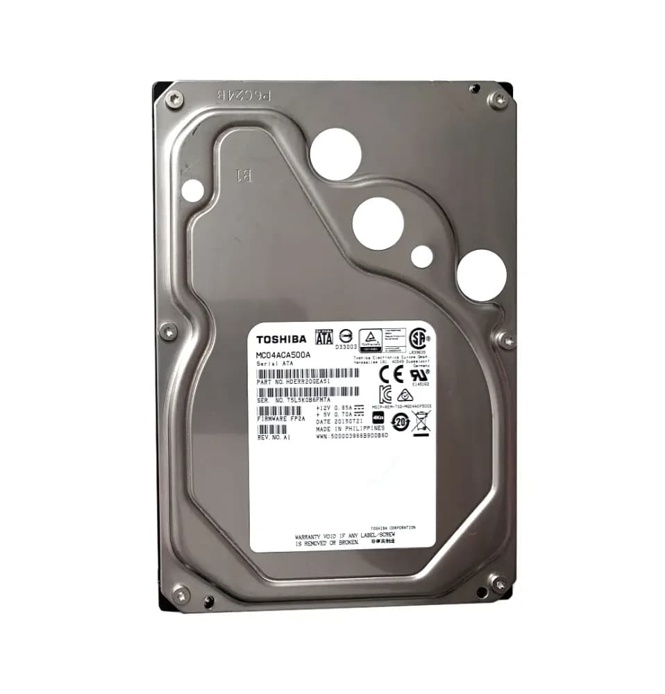 MC04ACA500A - Toshiba 5TB 7200RPM SATA 6Gb/s 3.5-in Hard Drive