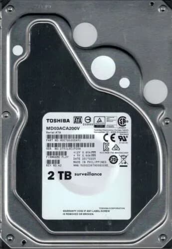 MD03ACA200V - Toshiba 2TB 7200RPM SATA 6Gb/s 3.5-in Hard Drive