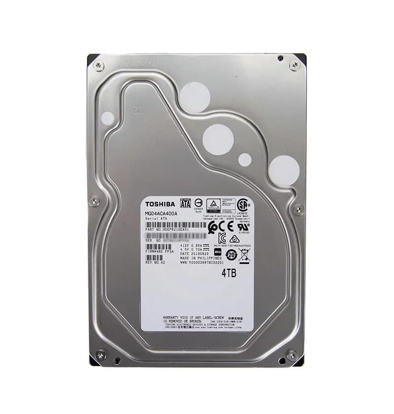 MG04ACA400A - Toshiba 4TB 7200RPM SATA 6Gb/s 3.5-inch Hard Drive