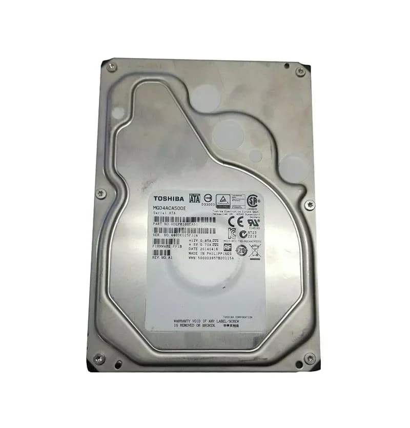 MG04ACA500E - Toshiba 5TB 3.5-In SATA 6Gb/s 7200RPM Hard Drive