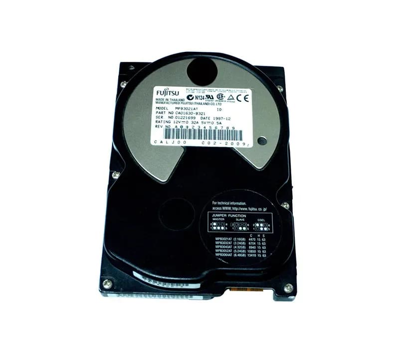 MPB3021AT - Fujitsu 2.1GB 5.4K IDE Ultra ATA/33 (ATA-4) 256K 3.5" HDD