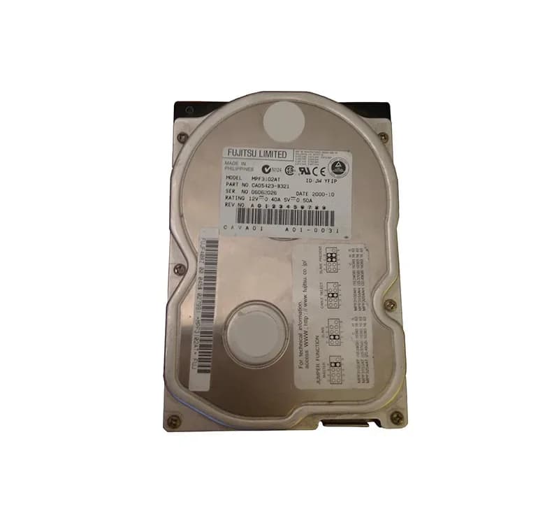 MPF3102AT - Fujitsu 10.2GB 5.4K Ultra ATA/66 512KB 3.5" HDD
