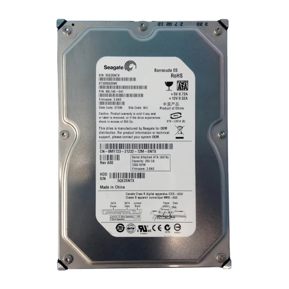 MY723 - Dell 250GB 7200RPM SATA 3Gb/s 3.5-in Hard Drive