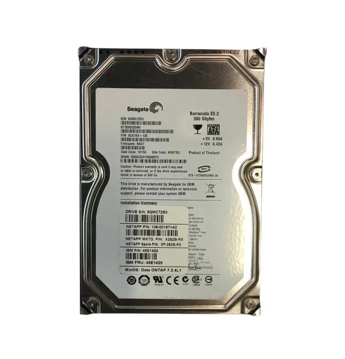 SP-282B-R5 - NetApp 500GB 7200RPM SATA 3Gb/s 3.5-in Hard Drive
