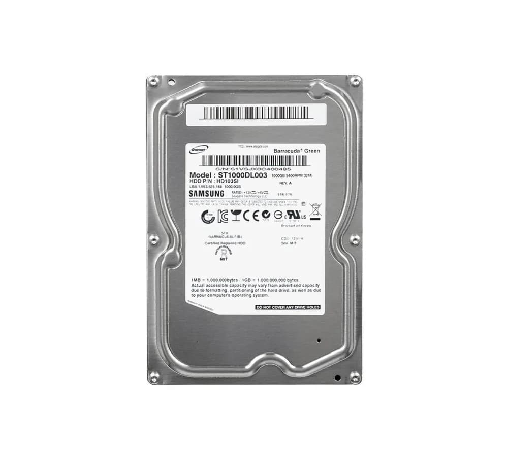 ST1000DL003 - Seagate 1TB 5400RPM SATA 3Gb/s 3.5-in Hard Drive