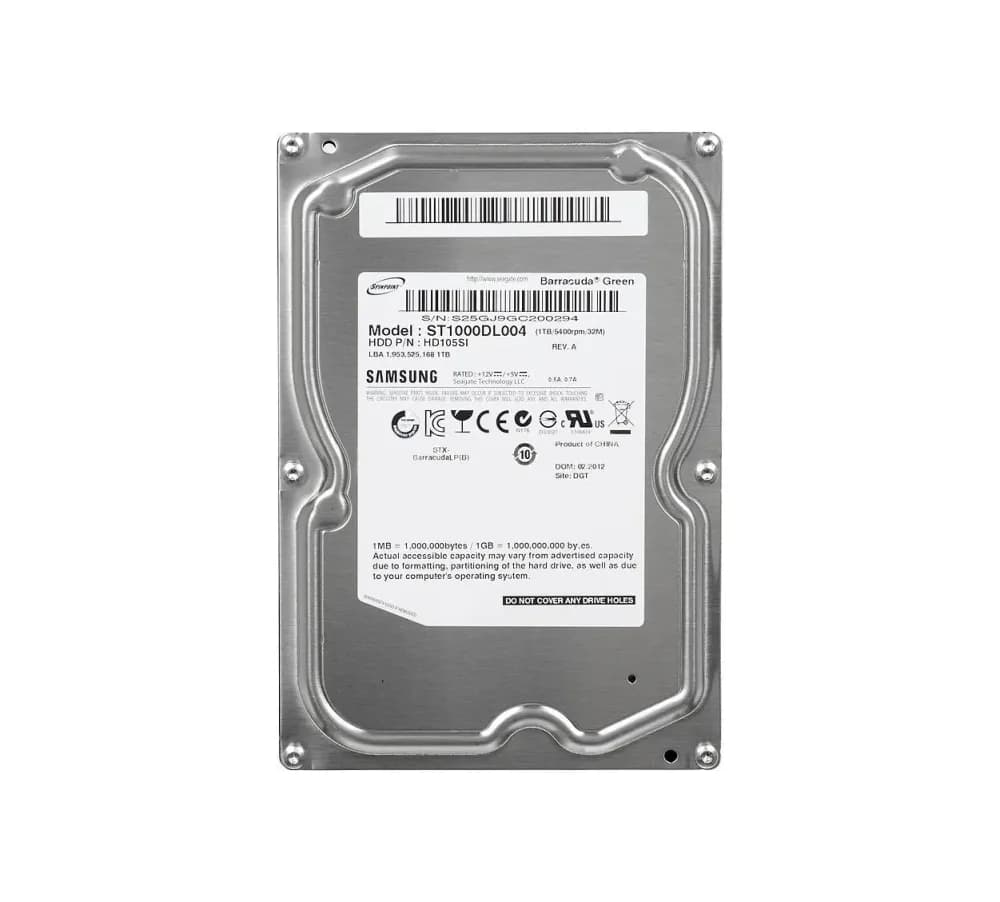 ST1000DL004 - Seagate 1TB 5400RPM SATA 3Gb/s 3.5-in Hard Drive