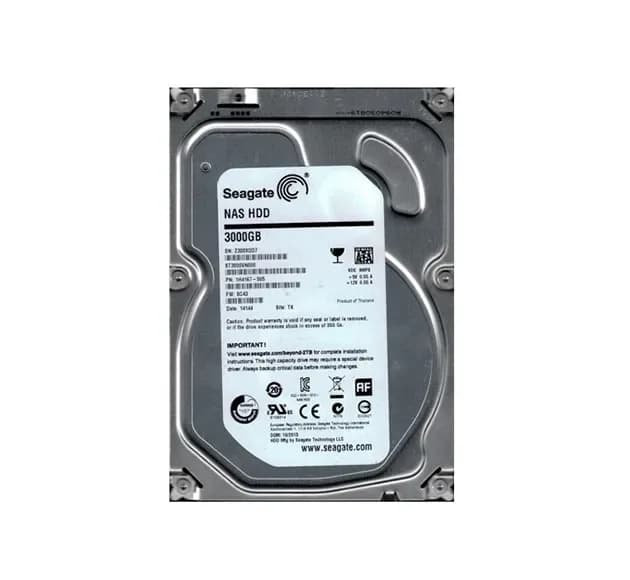ST3000VN000 - Seagate 3TB 5900RPM SATA 6Gb/s 3.5-in Hard Drive