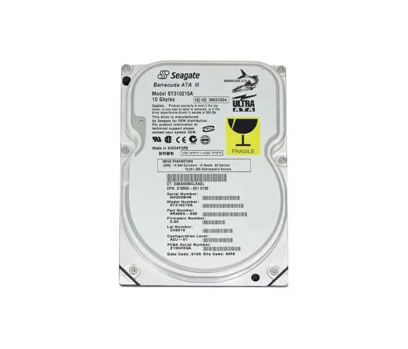 ST310215A - Seagate 10.2GB 7200RPM ATA/100 3.5-inch Hard Drive