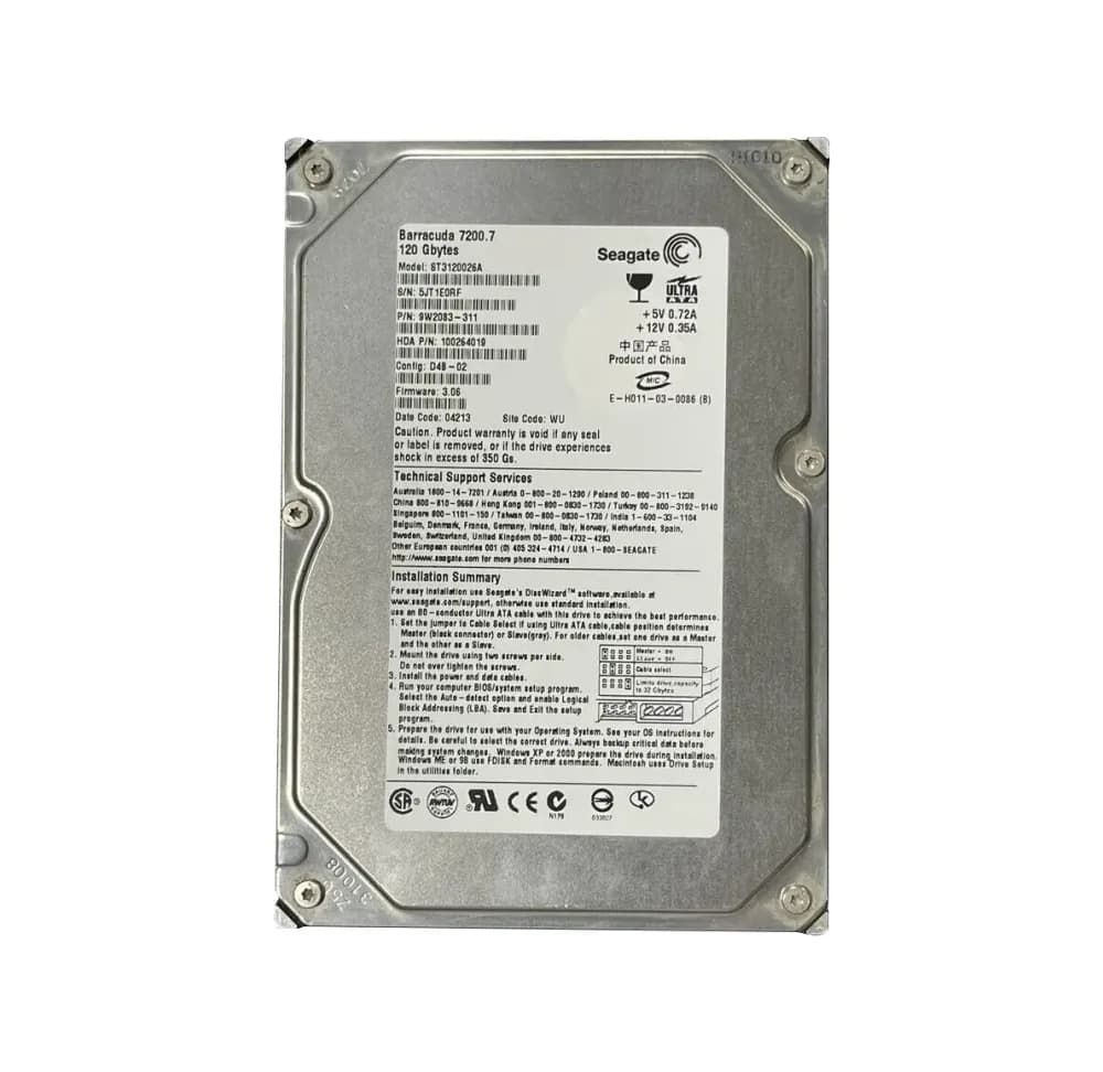 ST3120026A - Seagate 120GB 7200RPM ATA/100 3.5-inch Hard Drive