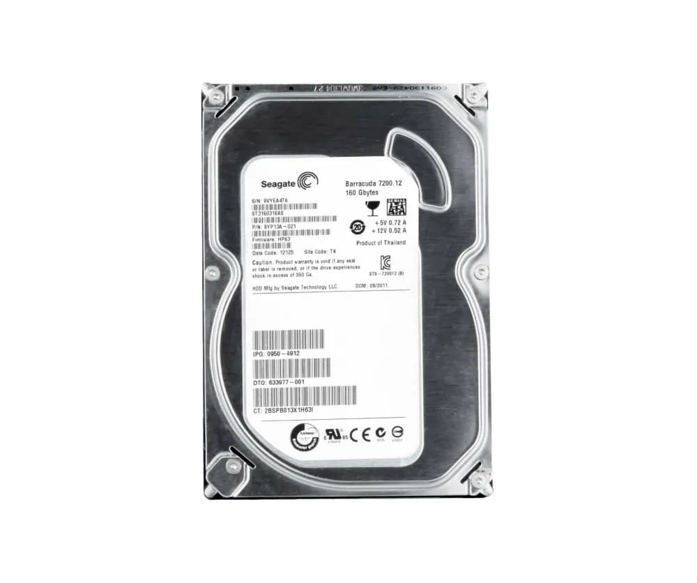 ST3160316AS - Seagate 160GB 7200RPM SATA 6Gb/s 3.5-in Hard Drive