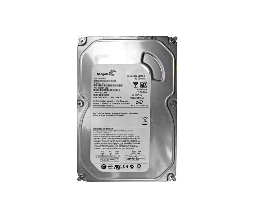 ST3160811AS - Seagate 160GB 7200RPM SATA 3Gb/s 3.5-in Hard Drive