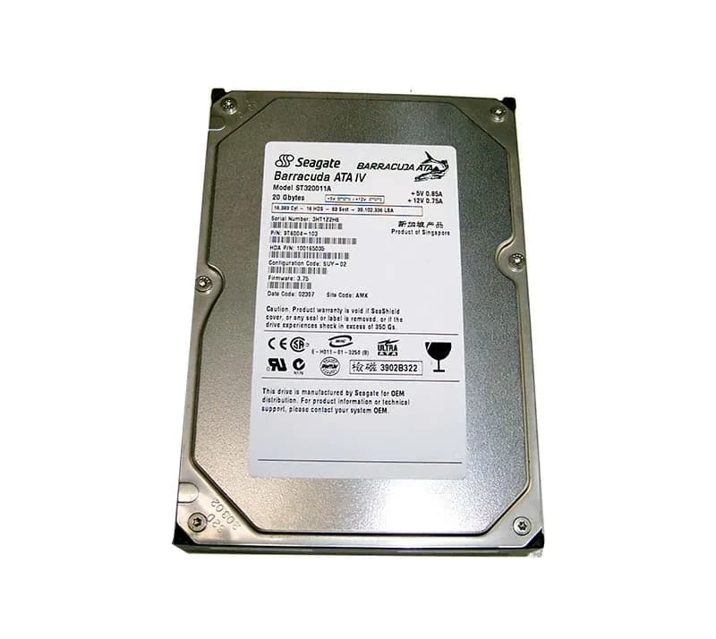 ST320011A - Seagate 20GB 7200RPM ATA/100 3.5-inch Hard Drive