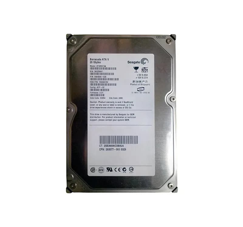 ST320013A - Seagate 20GB 7200RPM ATA/100 3.5-inch Hard Drive