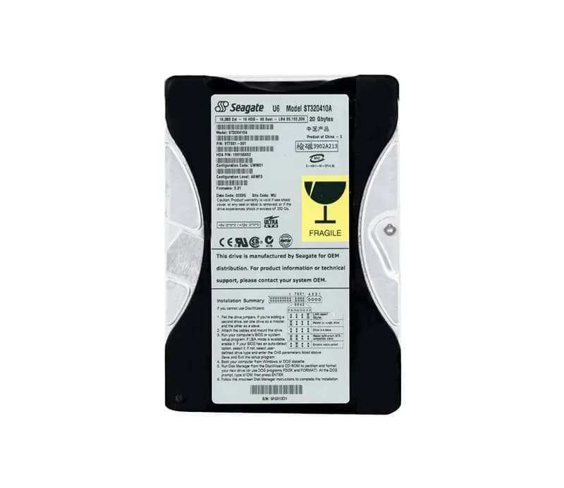 ST320410A - Seagate 20GB 5400RPM ATA/100 3.5-inch Hard Drive