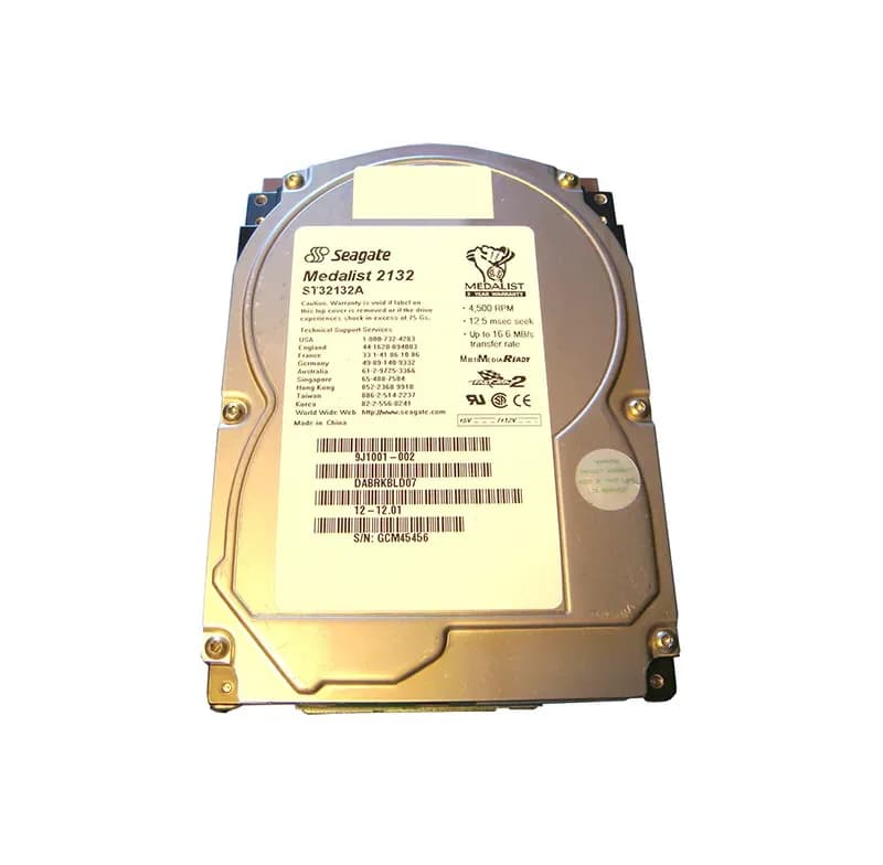 ST32132A - Seagate Medalist 2132 2.1GB 4500RPM IDE/ATA 128KB 3.5" HDD