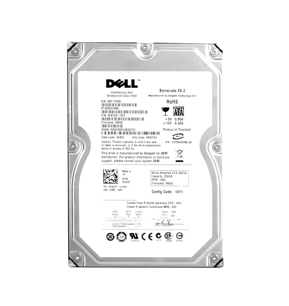 ST3250310NS - Seagate 250GB 7200RPM SATA 3Gb/s 3.5-in Hard Drive