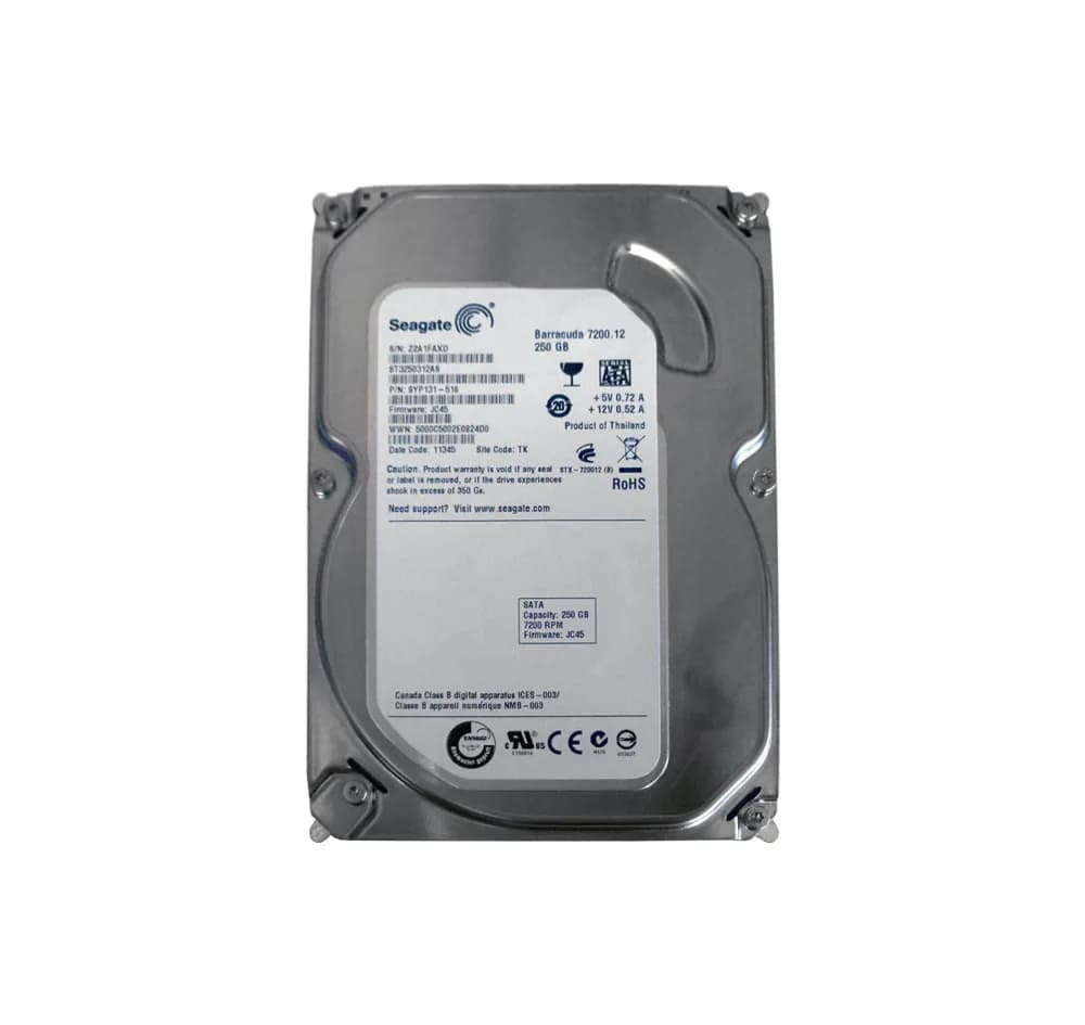 ST3250312AS - Seagate 250GB 7200RPM SATA 6Gb/s 3.5-in Hard Drive