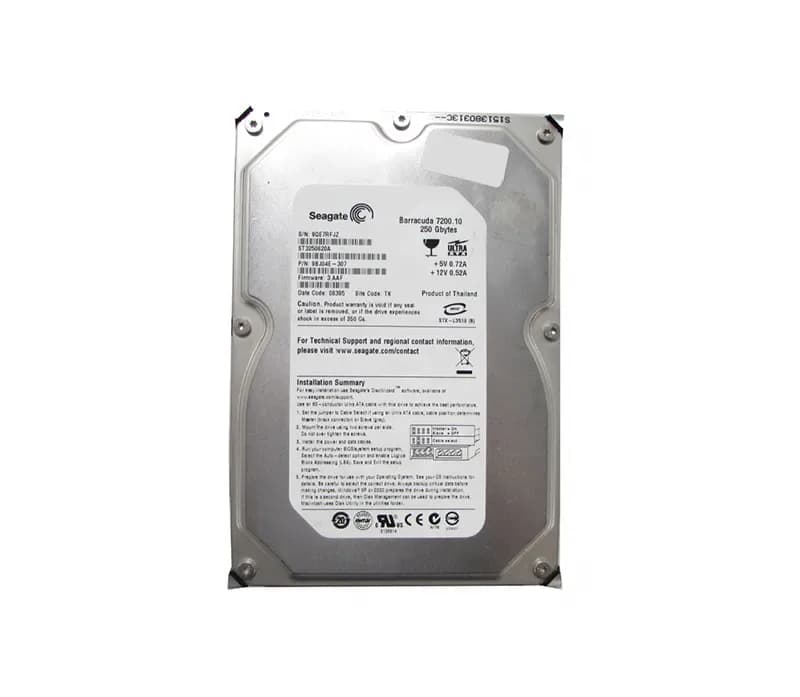 ST3250620A - Seagate BarraCuda 7200.1 250GB 7.2K ATA-100 3.5" HDD