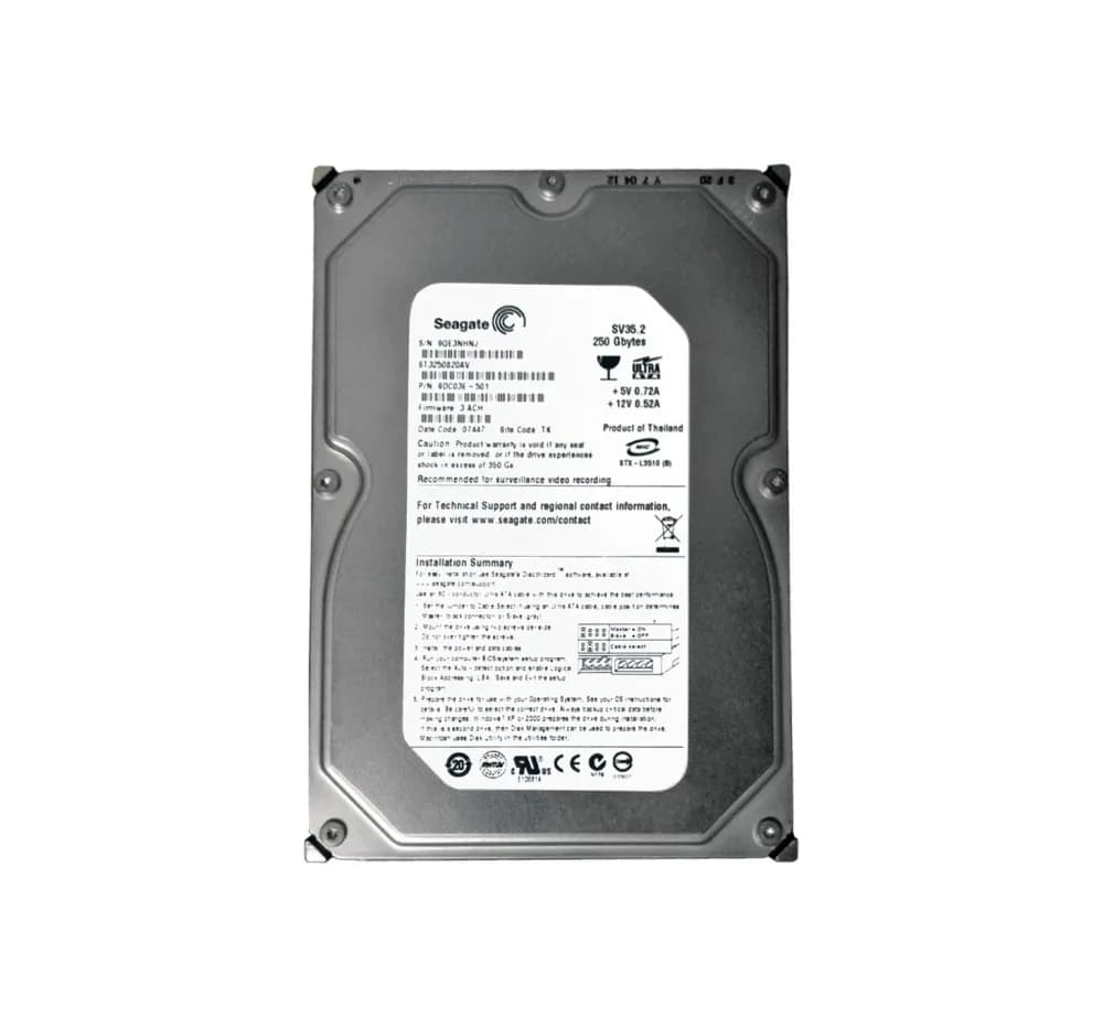 ST3250820AV - Seagate 250GB 7200RPM ATA/100 3.5-inch Hard Drive
