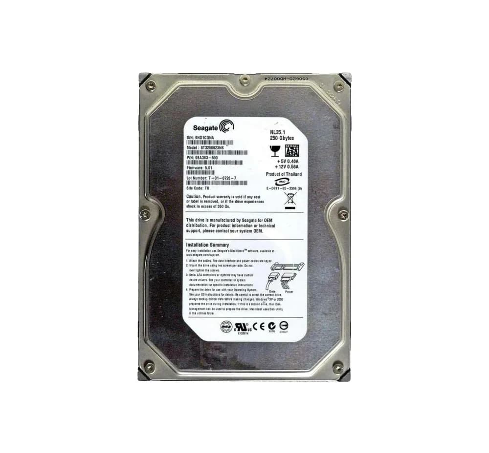 ST3250823NS - Seagate 250GB 7200RPM SATA 1.5Gb/s 3.5-in Hard Drive