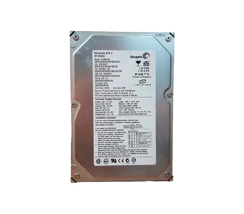 ST330013A - Seagate 30GB 7200RPM ATA/100 3.5-inch Hard Drive