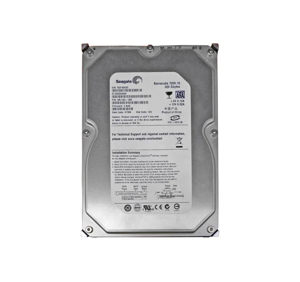 ST3320620AS - Seagate 320GB 7200RPM SATA 3Gb/s 3.5-in Hard Drive