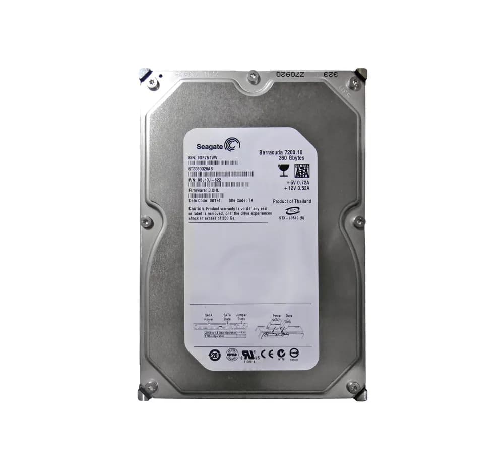 ST3360320AS - Seagate 360GB 7200RPM SATA 3Gb/s 3.5-in Hard Drive