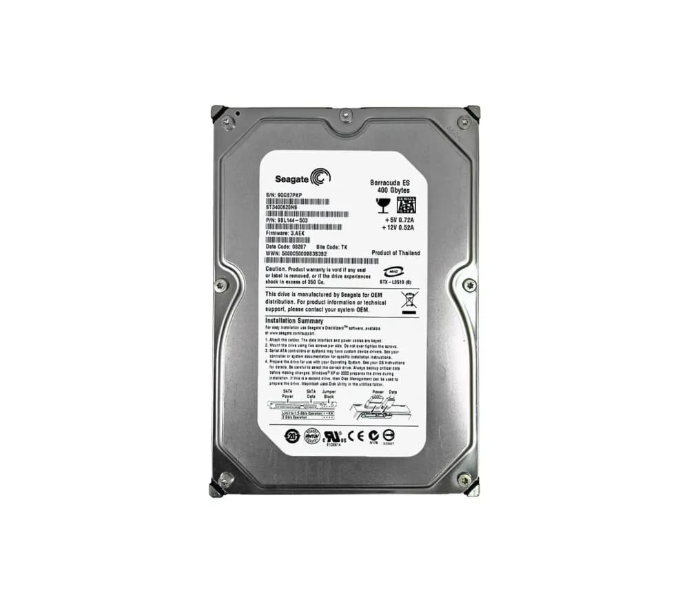 ST3400620NS - Seagate 400GB 7200RPM SATA 3Gb/s 3.5-in Hard Drive