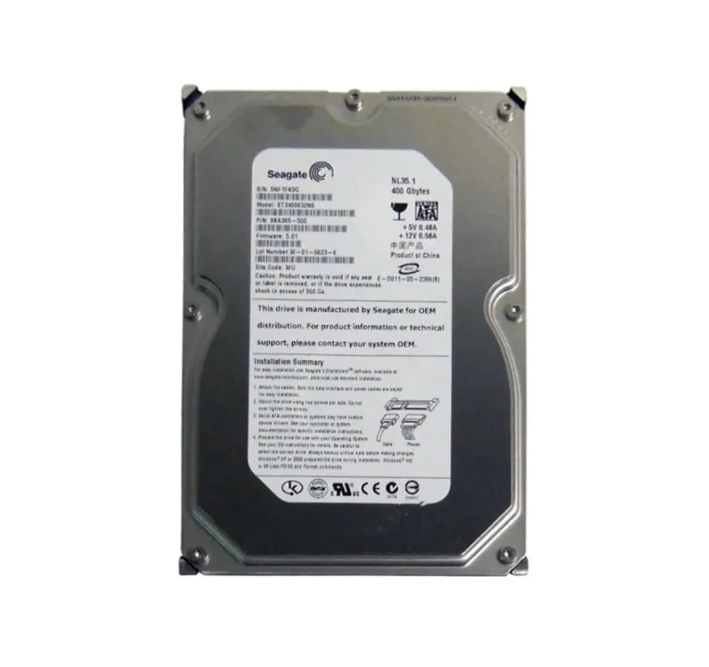 ST3400632NS - Seagate 400GB 7200RPM SATA 1.5Gb/s 3.5-in Hard Drive
