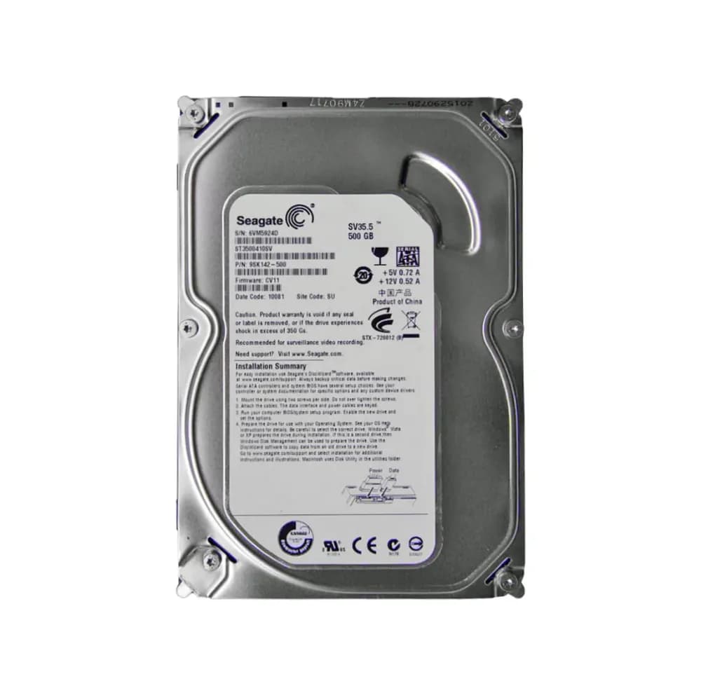 ST3500410SV - Seagate 500GB 7200RPM SATA 3Gb/s 3.5-in Hard Drive