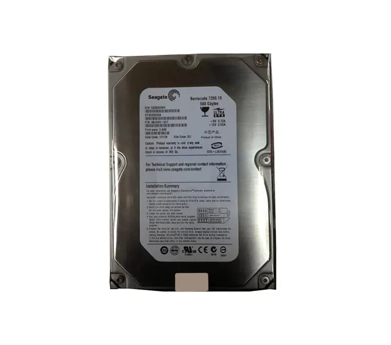 ST3500630A - Seagate 500GB 7200RPM ATA/100 3.5-inch Hard Drive