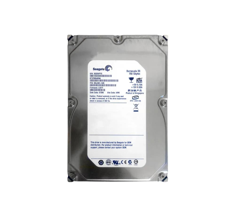 ST3750640NA - Seagate BarraCuda ES 750GB 7.2K ATA-IDE 3.5" Hard Drive