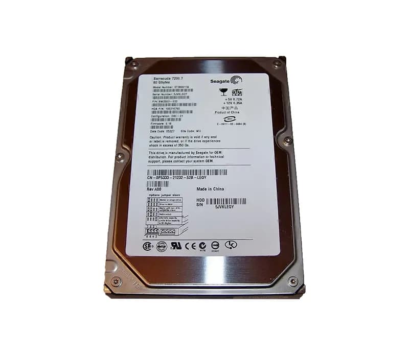 ST380011a - Seagate 80GB 7200RPM ATA/100 3.5-inch Hard Drive