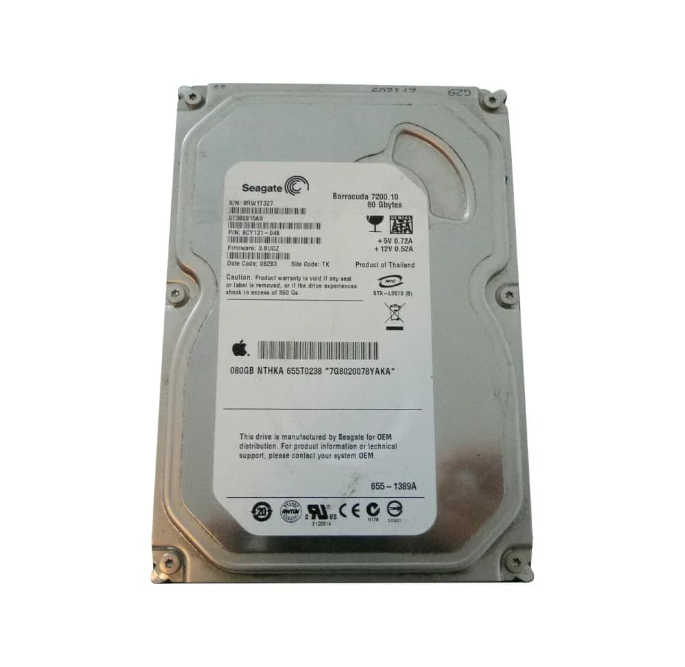 ST380815AS - Fujitsu 80GB 7200RPM SATA 3Gb/s 3.5-in Hard Drive