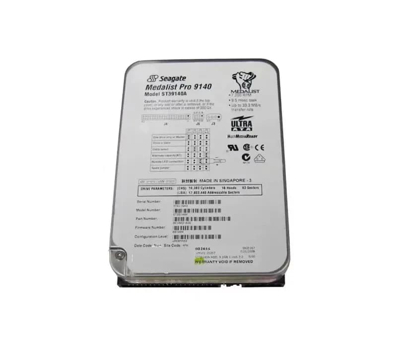 ST39140A - Seagate Medalist Pro 9140 9.12GB 7.2K Ultra ATA/66 3.5" HDD