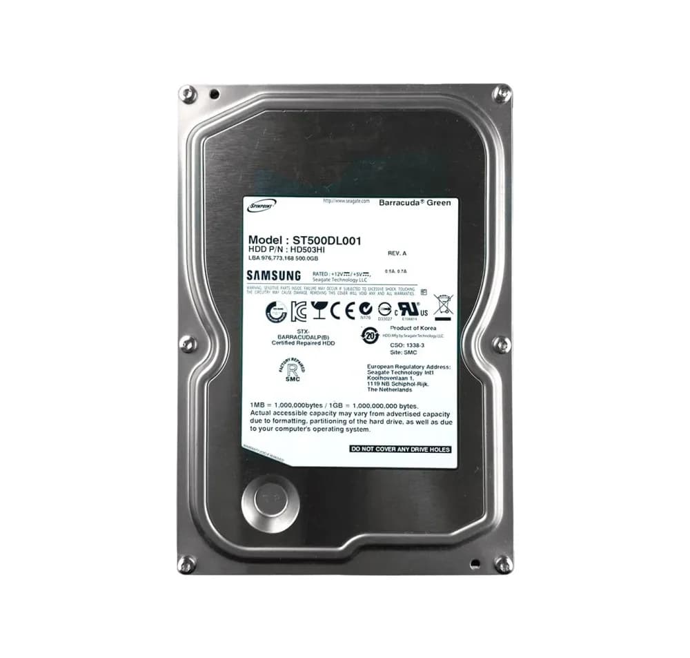 ST500DL001 - Seagate 500GB 5400RPM SATA 3Gb/s 3.5-in Hard Drive