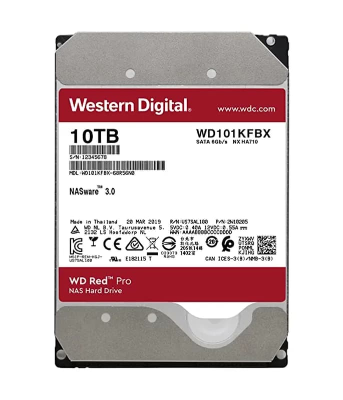 WD101KFBX - Western Digital 10TB 7200RPM SATA 6Gb/s 3.5-in Hard Drive