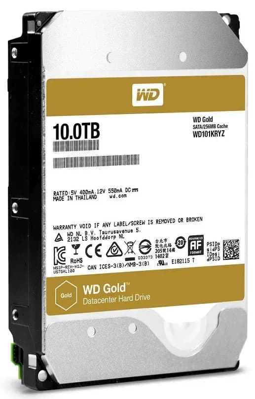 WD101KRYZ - Western Digital 10TB 7200RPM SATA 6Gb/s 3.5-in Hard Drive