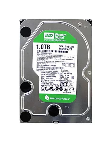 WD10EARS - Western Digital 1TB 5400RPM SATA 3Gb/s 3.5-in Hard Drive