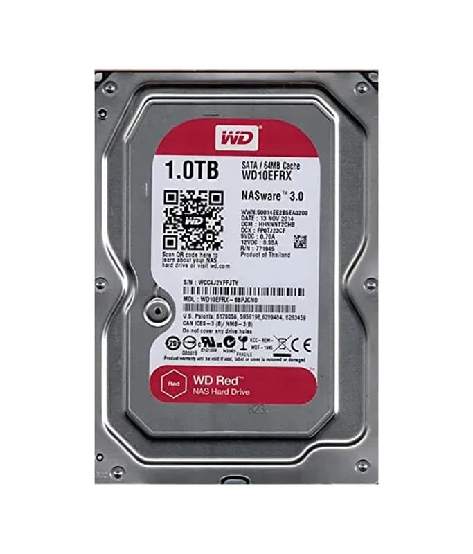 WD10EFRX - Western Digital 1TB 5400RPM SATA 6Gb/s 3.5-in Hard Drive