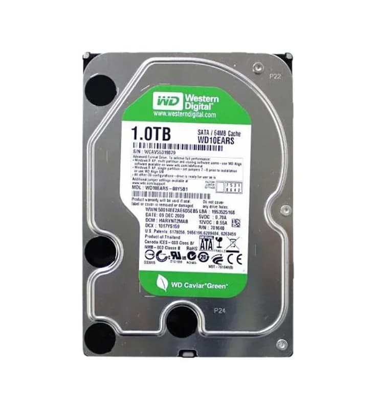 WD10EURS - Western Digital 1TB 5400RPM SATA 3Gb/s 3.5-in Hard Drive