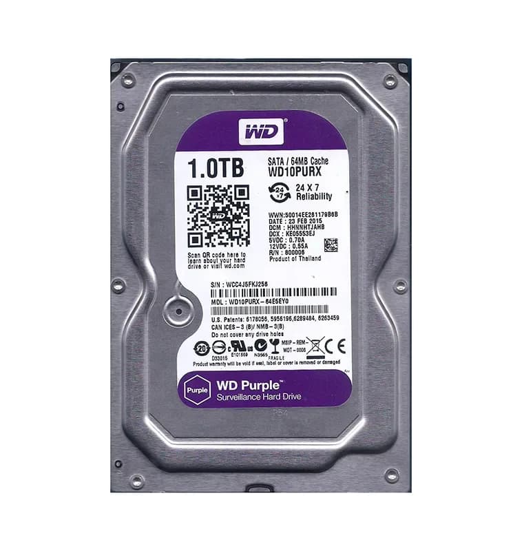 WD10PURX - Western Digital 1TB 7200RPM SATA 6Gb/s 3.5-in Hard Drive