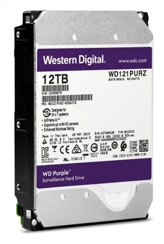 WD121PURZ - Western Digital 12TB 7200RPM SATA 6Gb/s 3.5-in HDD