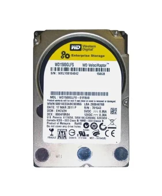 WD1500GLFS - WD 150GB 10K RPM SATA 3Gb/s 3.5-in HDD