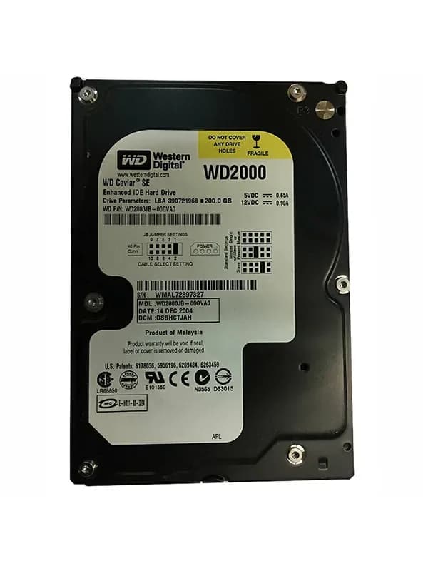 WD2000JB - WD Caviar SE 200GB 7200RPM EIDE (CE) 3.5" Hard Drive