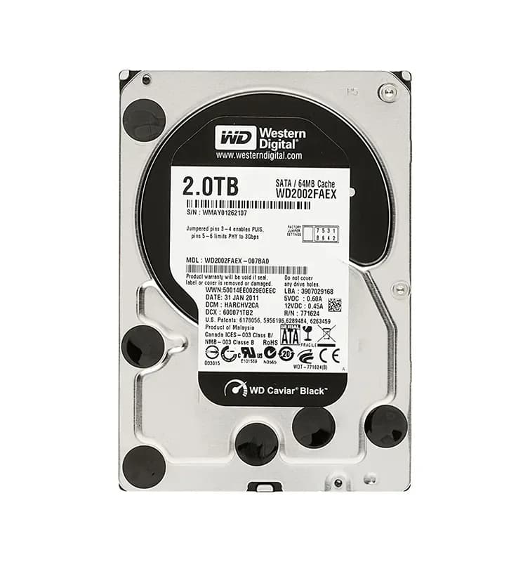 WD2002FAEX - WD 2TB 7200RPM SATA 6Gb/s 3.5-in HDD